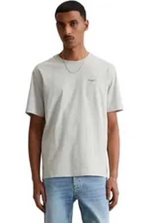 Marc O’ Polo T-Shirt Ein dezenter Logo-Print auf der Brust grau XXL