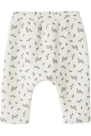 Vertbaudet Hose & Shorts Baby-Set: Sweatshirt & Hose weiß 56