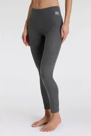 Heatkeeper Thermounterhose LADIES THERMAL BASIC UNDERWEAR PANTS mit Logoprägung und bequemen Bund, perfekt für Wintersportaktivitäten grau XL