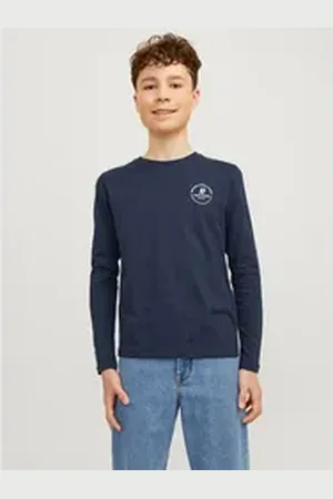 JACK & JONES Junior Langarmshirt JJESWIFT TEE LS NOOS JNR blau 164