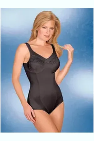 Susa Miederbody Einteiler ohne Bügel Spitze beige 80