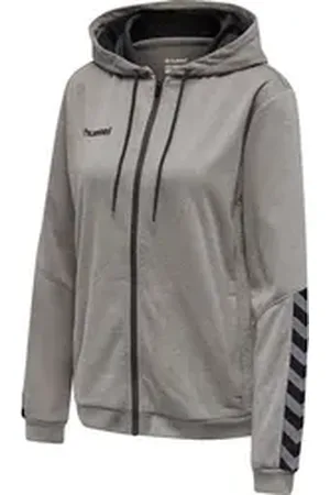 Hummel Trainingsjacke Damen Trainingsjacke Authentic Poly 204939 grau XS