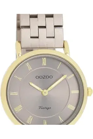 Oozoo Quarzuhr Unisex Armbanduhr Vintage, (Analoguhr) braun