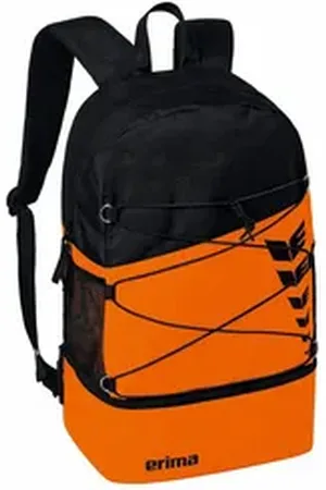 Erima Rucksack Rucksäcke Six Wings orange|schwarz