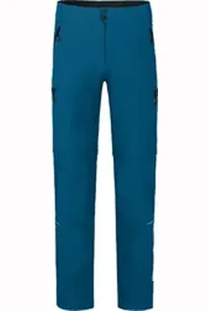 Bergson Outdoorhose PATTI Zipp-OFF Herren Outdoorhose & Radhose, robust, elastisch, Normalgrößen, Saphir blau normal | 56