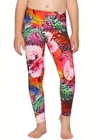 Merry Style Leggings Mädchen Lange Hose MS10-337 (1-tlg) aus Baumwolle bunt 152