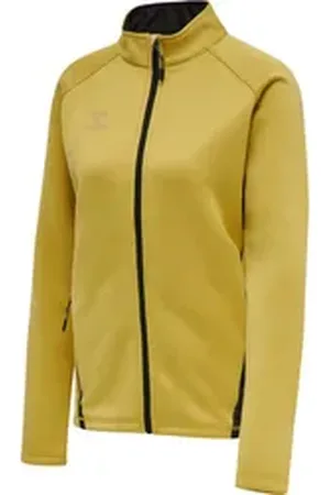 Hummel Trainingsjacke Damen Trainingsjacke hmlCIMA XK ZIP Jacket 211581 goldfarben S