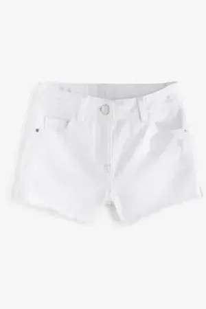 Next Jeansshorts Shorts mit Fransensaum (1-tlg) weiß 164 (14 J.)
