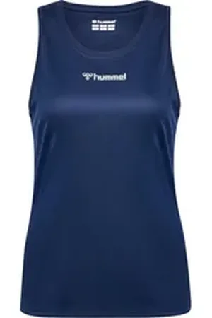 Hummel Tanktop Damen Top hmlRun Singlet S/L 227248 blau M