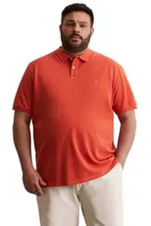 Marc O’ Polo Poloshirt aus Bio-Baumwolle orange 3XL
