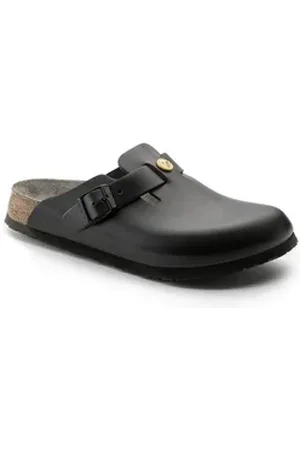 Birkenstock BOSTON ESD Pantolette antistatisch, aus Naturleder schwarz 41 EU