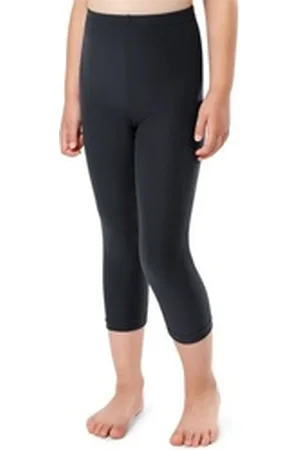 Merry Style Leggings Mädchen 3/4 Capri Leggings MS10-352 (1-tlg) elastischer Bund grau 128