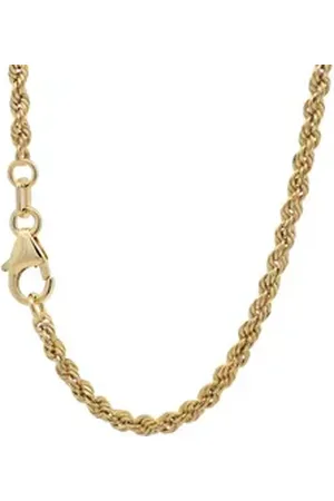 HOPLO Goldkette Goldkette Kordelkette Halskette Breite 2,2 mm 40 cm 333-8 Karat Gold, Made in Germany goldfarben 40 cm Damenkette eng