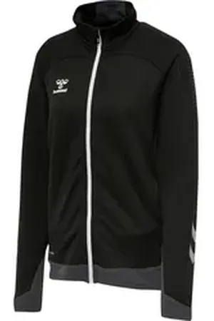 Hummel Trainingsjacke Damen Trainingsjacke Lead Poly Zip Jacket 211854 schwarz XS