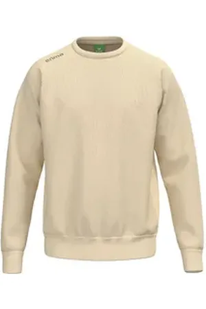 Erima Fleecepullover Kinder Pullover TS Sweatshirt beige|weiß 140