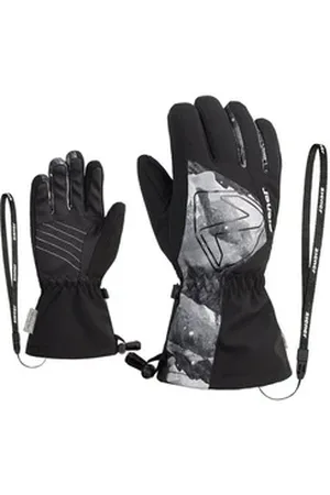 Ziener Skihandschuhe LAVAL AS(R) AW glove junior 12891 black.grey mountain prin 4