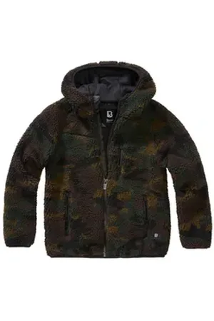 Brandit Brandit Winterjacke Brandit Kinder Winterjacke Kids Teddyfleecejacket Hood grün 122/128