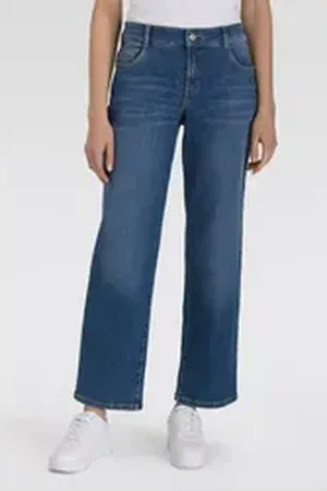 Mac Bequeme Jeans Gracia Passform feminine fit blau 48