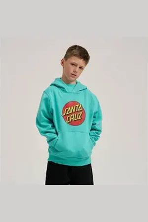 Santa Cruz Kapuzensweatshirt YOUTH CLASSIC DOT HOOD blau 146/152 (12)