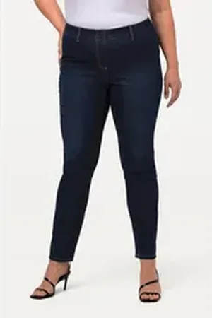 Ulla Popken Funktionshose Jeggings Denim SIENNA blau 23