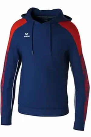 Erima Kapuzenpullover Kinder EVO STAR Kapuzensweat blau|rot 128