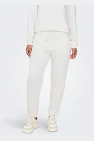ONLY Sweathose ONPLOUNGE HW SWEAT PNT - NOOS mit Kordelzug weiß XL (42)