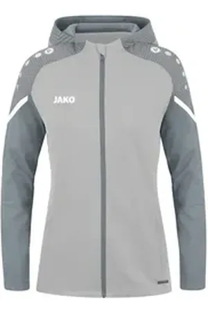 Jako Trainingsjacke Damen Kapuzenjacke Performance 6822 grau 44