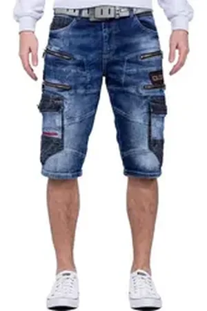 Cipo & Baxx Jeansshorts Kurze Hose BA-CK234 Blue W42 blau 42