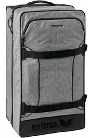 Erima Reisetasche Rollkoffer Travel Line Travel Trolley grau L