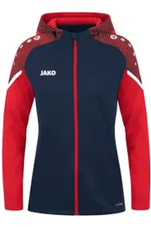 Jako Trainingsjacke Damen Kapuzenjacke Performance 6822 blau|rot 34