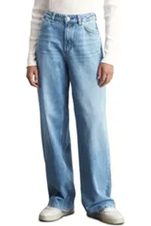 Marc O’ Polo Weite Jeans ohne Stretch-Anteil blau 27