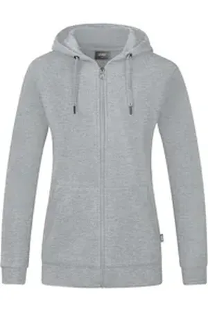 Jako Sweatjacke Damen Kapuzenjacke Organic C6820 grau 42