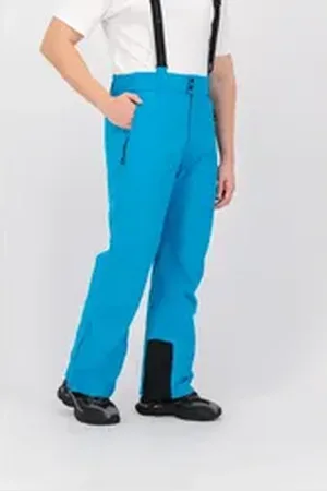 Killtec Skihose KSW 308 MN SKI PNTS mit Schneefang, Kantenschutz und abnehmbaren Trägern blau S