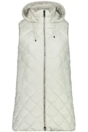 CMP Funktionsweste Damen Weste Woman Long Fix Hood Vest 33K3686 weiß 42
