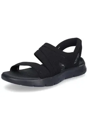 Skechers Damen Sandale Go Walk Flex Sandal Enticing schwarz Sandale schwarz 42 EU