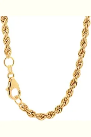 HOPLO Goldkette Goldkette Kordelkette Länge 19 cm - Breite 3,3 mm - 333-8 Karat Gold, Made in Germany goldfarben 19 cm Damen Armkette | 3.3 mm