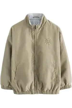 Next Blouson Sportjacke mit Kragen (1-St) beige 62-68 (3-6 Mon.)