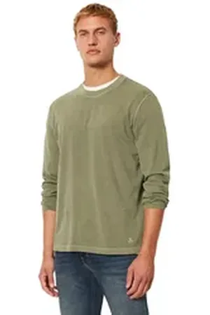 Marc O’ Polo Langarmshirt aus Organic Cotton grün XXL