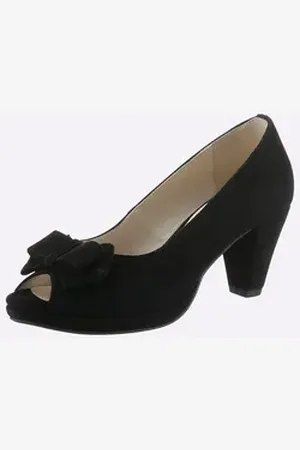 Andrea Conti Peeptoe Pumps schwarz 37 EU