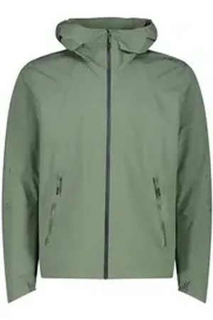 CMP Regenjacke Herren Regenjacke Man Jacket Fix Hood 34Z6557 grün 58