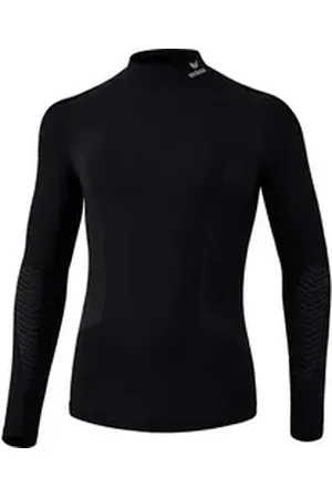 Erima Unterziehshirt Unisex Langarm Shirt Athletic Longsleeve Turleneck schwarz S