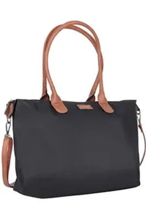 Mustang Shopper großer Damen Shopper Handtasche Umhängetasche "Limnos" schwarz schwarz