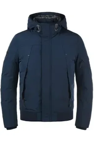 INDICODE Winterjacke IDMadot - Winterjacke - 15486MM modische Herren Winterjacke mit Kapuze blau M