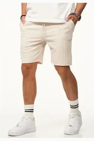 Carisma Shorts mit Gummibund & Tunnelzug Herren Kurze Hose Shorts Bermuda Sweatshorts Regular-Fit beige XL