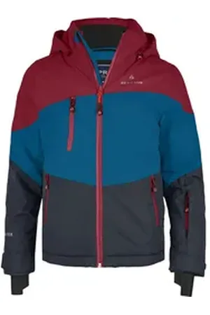Bergson Skijacke VOLKER neo Kinder Skijacke, die perfekte Skijacke für junge Abenteurer, Normalgr blau 176