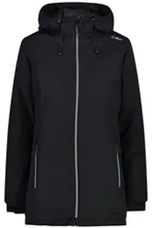 CMP Outdoorjacke Damen Jacke WOMAN JACKET LONG FIX HOOD 32Z1396 schwarz 40