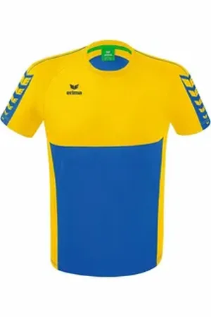 Erima T-Shirt Kinder T-Shirt Six Wings blau|gelb 116