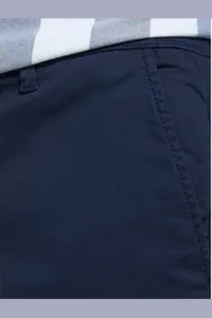 JACK & JONES Chinoshorts JJIBowie (1-tlg) blau|braun XXL