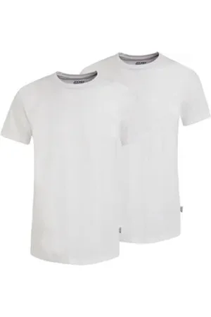 Jockey T-Shirt American T-Shirt (2er Pack) weicher Single-Jersey aus Baumwolle für einen hervorragenden Sitz weiß XXL