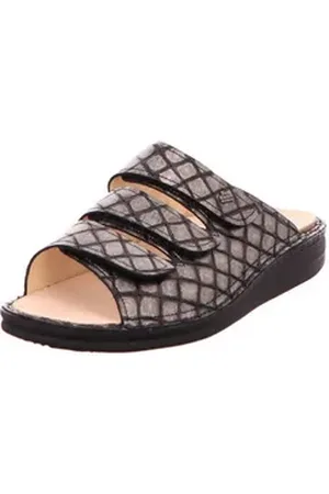 Finn E Sandalen ’für Damen in metall’ Pantolette (1-tlg) silberfarben 41